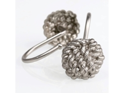 Ganchos para cortina de ducha, anillos metálicos decorativos, perchas de baño resistentes a la oxidación Popkozzi con Vayotoy