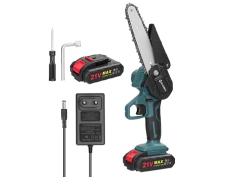 Sierras de poda eléctricas portátiles de 21V y 6 pulgadas, motosierra de división de madera pequeña recargable 02 eu