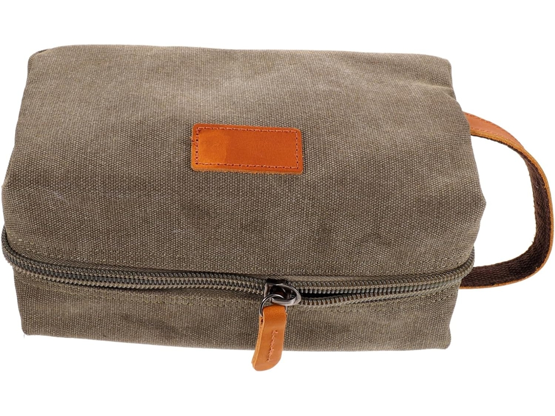 Neceser De Viaje De Lona Retro Para Mujer - Estuche De Almacenamiento Ideal