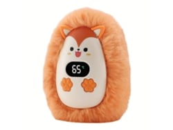 Oficina | Hogar - Calentador De Manos De Peluche Adorable: Cuenta Con Pantalla Digital Y Control De Temperatura De 3 Niveles. Es Un Regalo I
