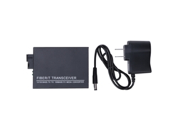 2026velora-conversor De Fibra Transceiver 1 Puerto Sc 4 Puertos Rj45 10/100mbps 100-240vac Red Empresarial