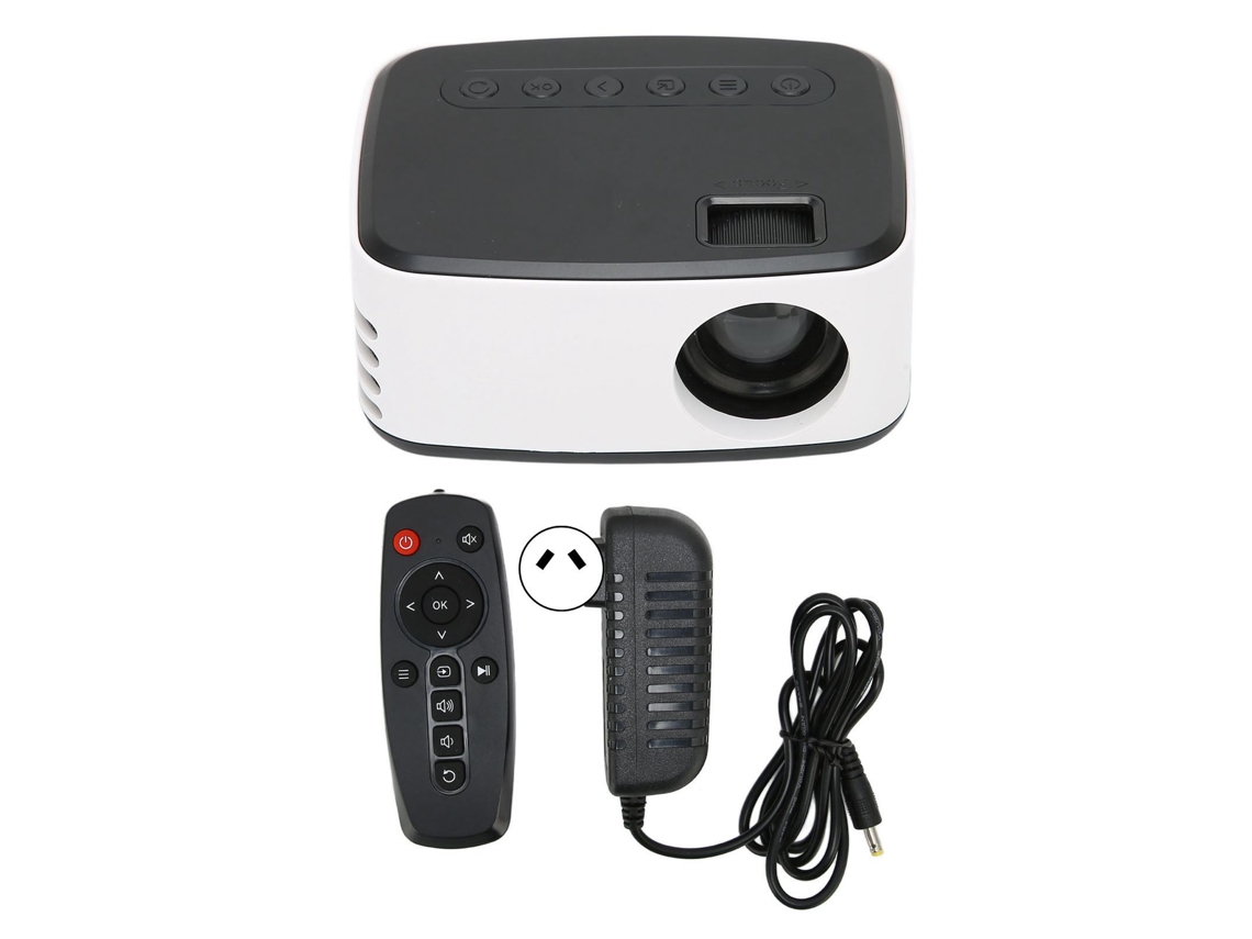Proyector HD de 1920x1080 con zoom, portátil, duplicación de pantalla inalámbrica y Wi-Fi.