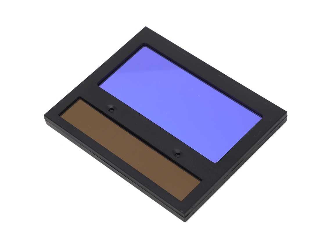 Lente de soldadura con oscurecimiento automático solar de 92,5 x 42,5 mm, visión ajustable grande