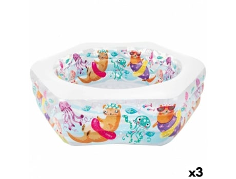 Piscina Hinchable Intex Acuario 510 L 191 x 61 x 178 cm (3 Unidades)