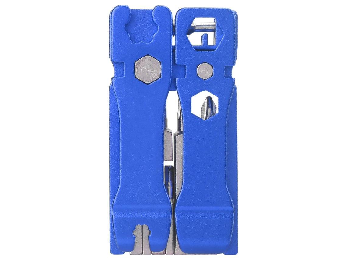 2026-herramienta De Reparación De Bicicleta 19 En 1 Plegable Kit De Herramientas Para Bicicleta Llave Hexagonal Destornillador Azul