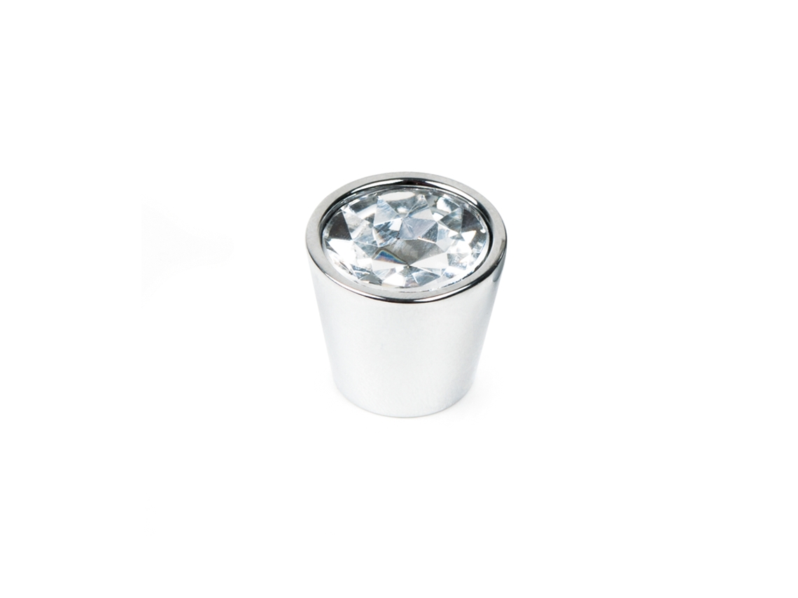 Pomo De Cristal Para Muebles 20 Mm De Diámetro Con Incrustaciones De Vidrio Juego De 24 Piezas