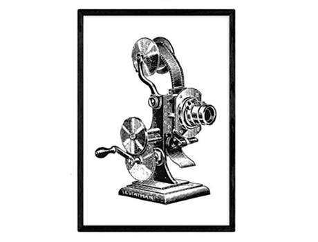 Láminas NACNIC Antiguo Proyector (A3)