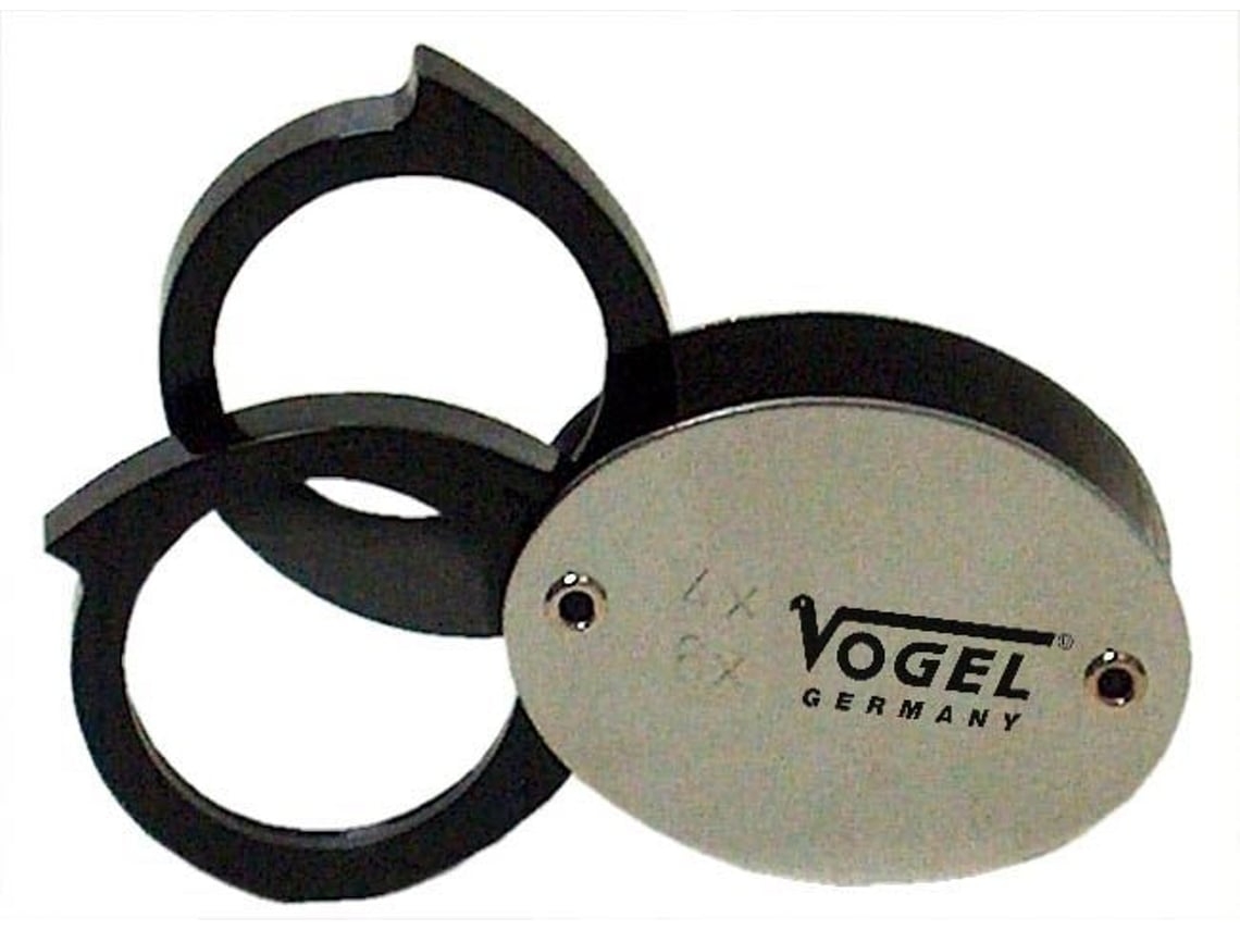 VOGEL-600159-Juego de lupas de precisión, Diámetro de lente 30 mm, Aumento 4x + 6x = 10x