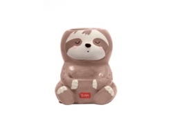 Portalápices de cerámica Legami Desk Friends con forma de perezoso Phs0004