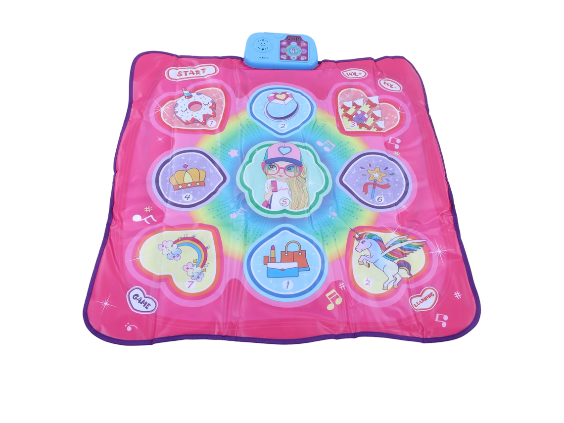 -tapiz De Baile Con 3 Modos Juego Aprendizaje Baile Modo Libre Plegable Pad Musical Interactivo Electrónico Para Niños