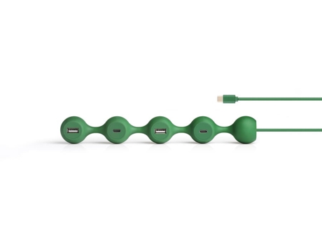 Hub LEXON Peas USB-C (Verde Escuro)
