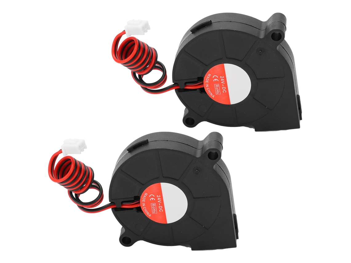 2 enfriadores silenciosos para impresora 3D Ender-3 (50 x 50 x 15 mm, 24 V CC)