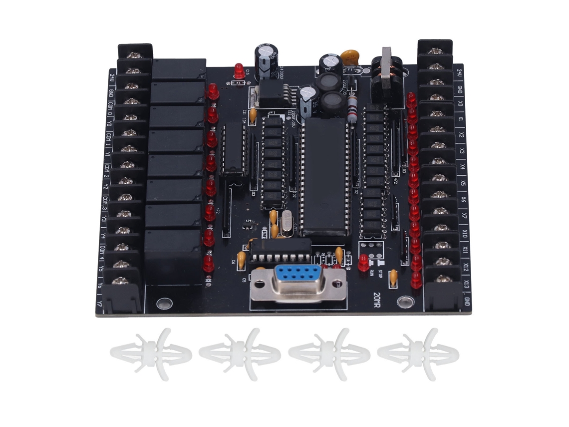 Placa De Control Industrial Plc Microcontrolador Módulo Controlador 20mr Cc 24v