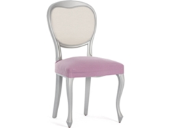 Funda de Silla EYSA Premium Bronx Pack de 2 Fundas Tejido Multielástico (50 x 50 x 5 cm - Poliéster - Rosa)