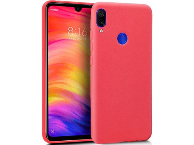 Carcasa Xiaomi Redmi Note 7, 7 Pro COOL Silicona Rojo