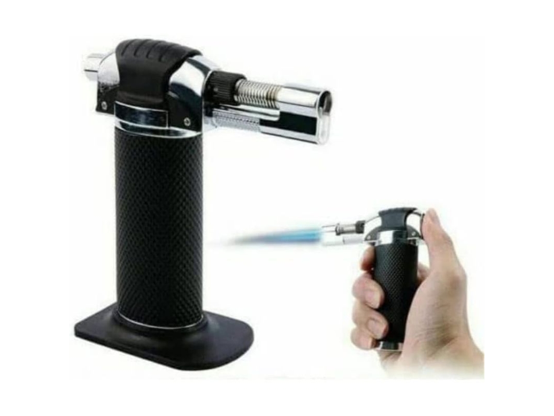 Antorcha De Butano Recargable Con Candado De Seguridad Para Cocina Bbq Soldadura Plomería Herramienta De Cocina