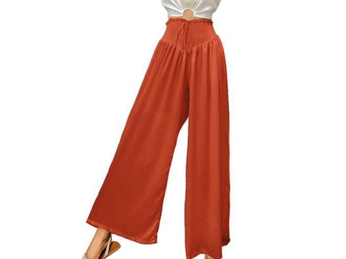 Pantalones Casuales De Verano Para Mujer, De Talle Alto, Elásticos Y Con Bolsillos.