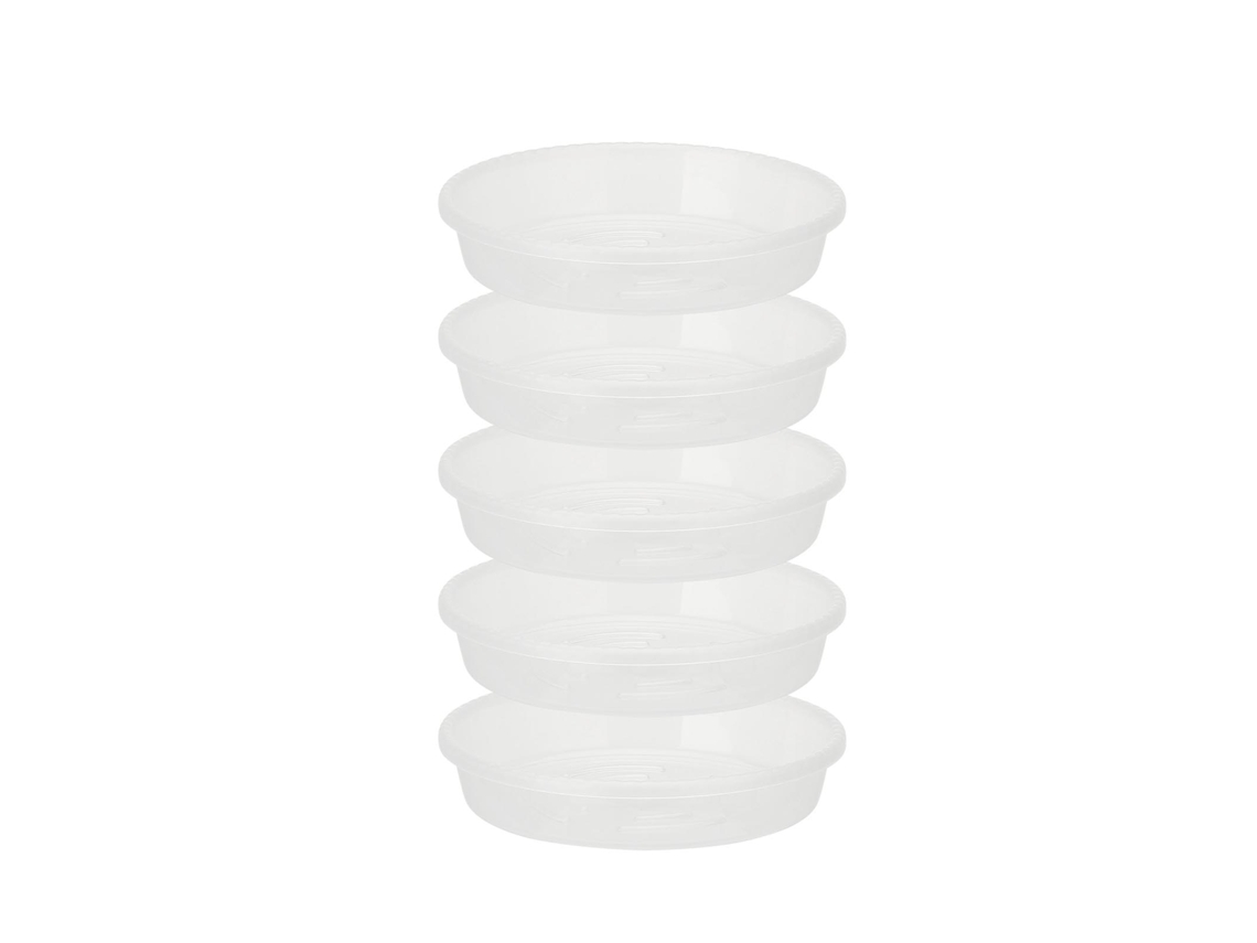 Plato De Goteo Para Macetas De Plástico Transparente, Plantilla Para Plantas Interior Y Exterior, Platillos Para Macetas De Flores