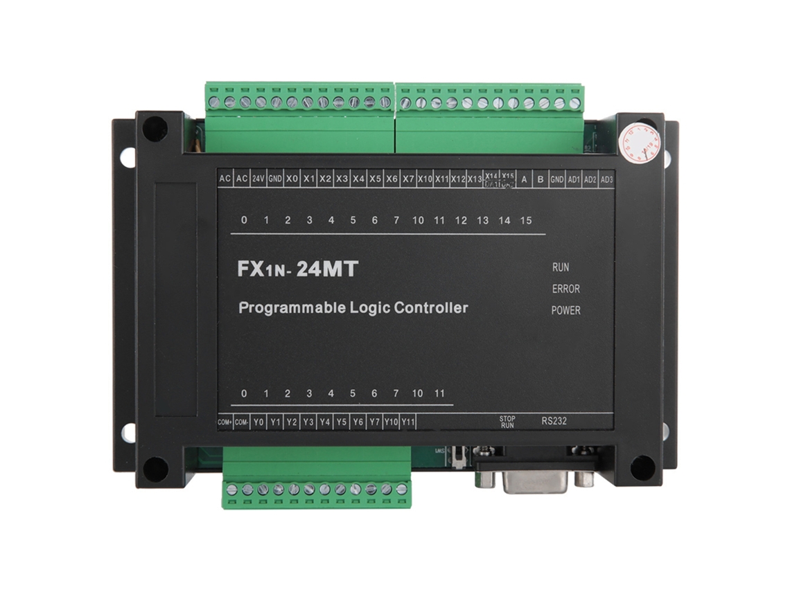 Placa de control industrial PLC FX1N-24MT 14 entradas 10 salidas 24 V 1 A
