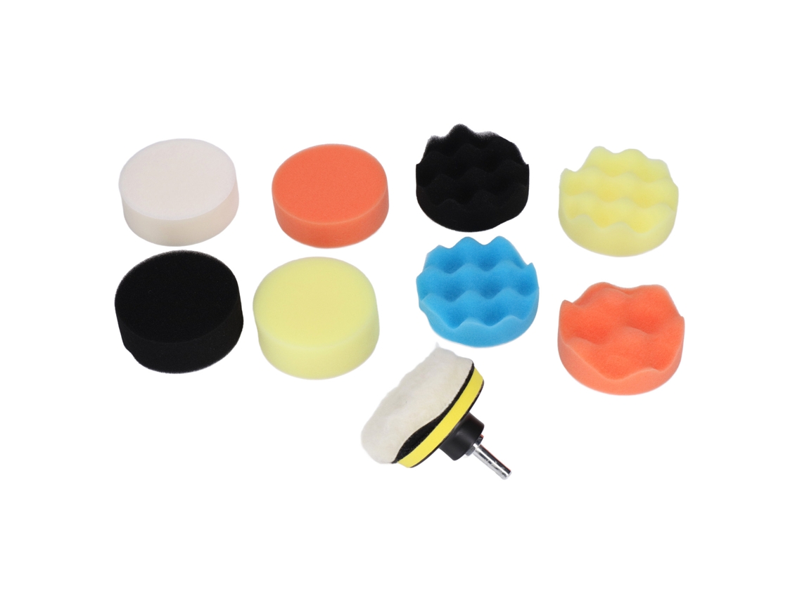 Kit De 11 Piezas Para Pulir Coches: Discos, Brocas De Espuma, Almohadillas De Pulido, 3 Pulgadas, Para Pulir Cera, Sellar Y Abrillantar.