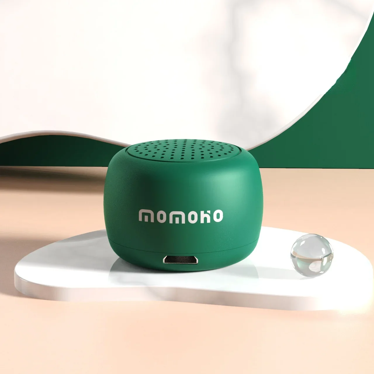 (verde) Mini Altavoz Inalámbrico Bluetooth, Volumen Alto, Transmisión Portátil