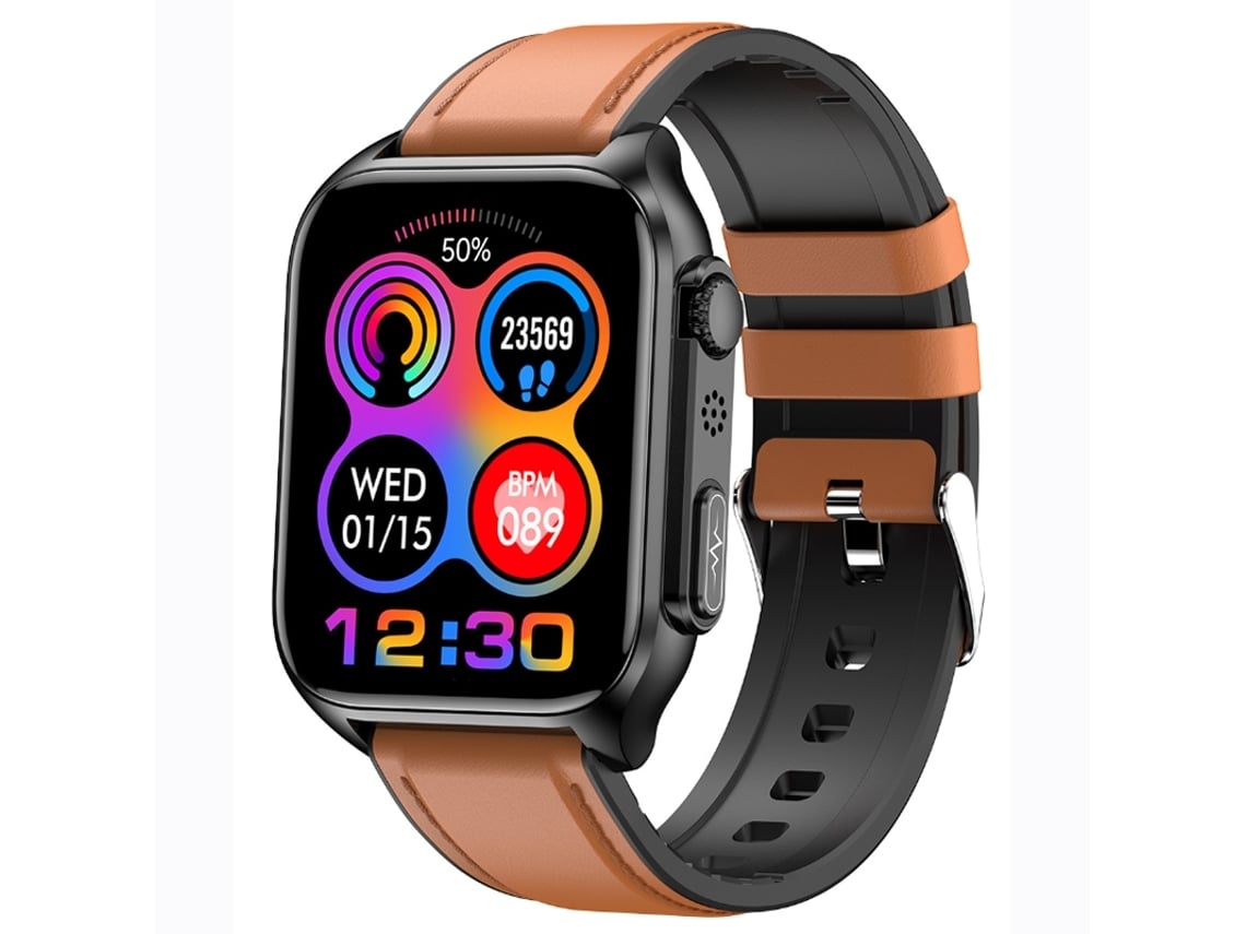 Reloj inteligente con llamadas Bluetooth, ECG, monitoreo no invasivo de azúcar en sangre, temperatura y frecuencia cardíaca, So Yunzii