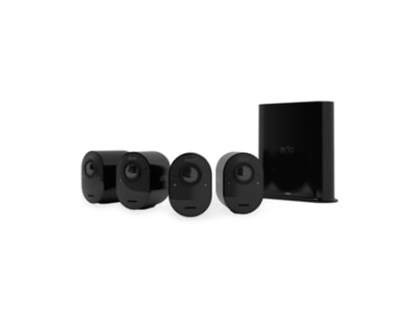 Kit de cámara de seguridad Ultra 2 WiFi para exteriores de color negro