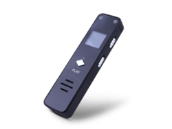 Mini grabadora digital portátil con reducción de ruido para reuniones, 8 GB, Yizhood (negra)