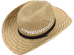 Chapéu De Palha Estilo Cowboy Masculino, Chapéu De Sol De Aba Larga Para Jardinagem.