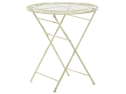 Mesa de balcón BELIANI Bivio de Hierro Verde 70x70x73