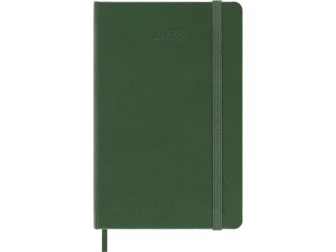 Calendario de Bolsillo MOLESKINE 2025 Días P/A6 Tapa Dura Verde
