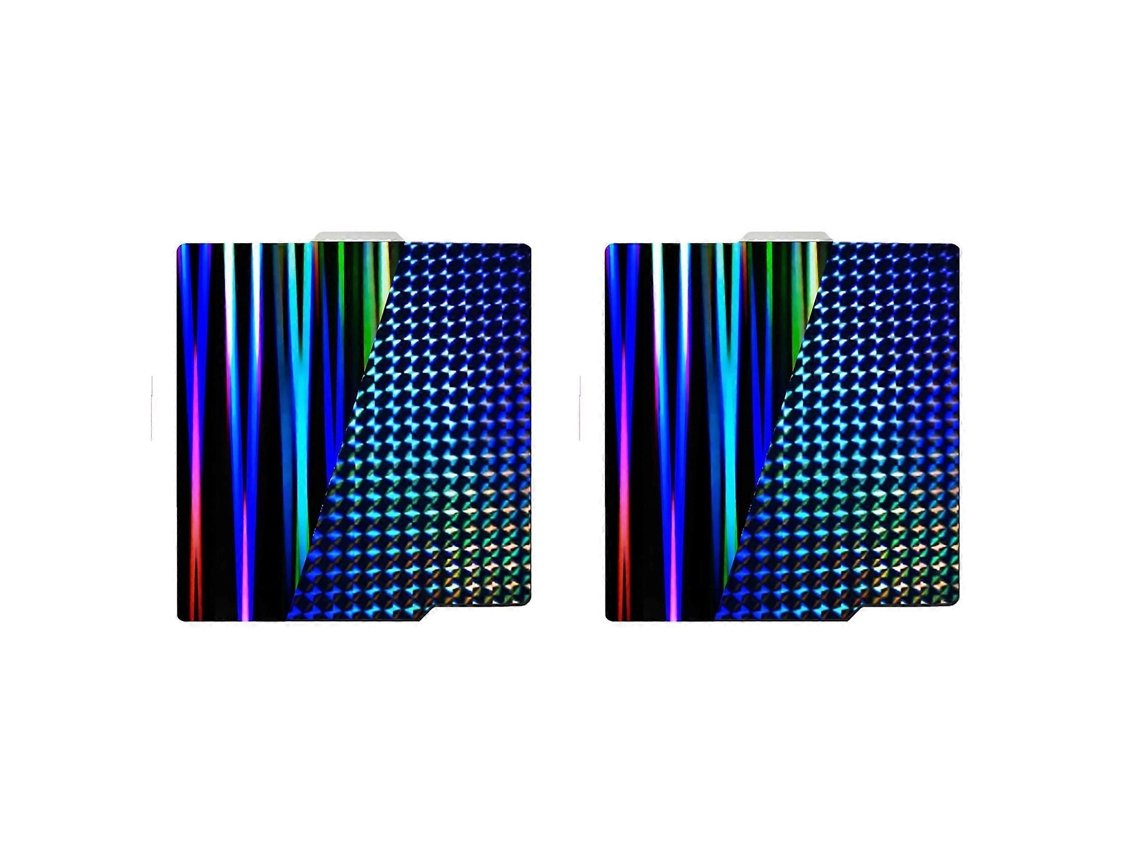 2x H1h Build Plate For Bambu-lab X1c/x1/x1e/p1p/p1s/a1 Print Bed 257x257mm Light Beam+phantom Spring Steel Sheet Plate