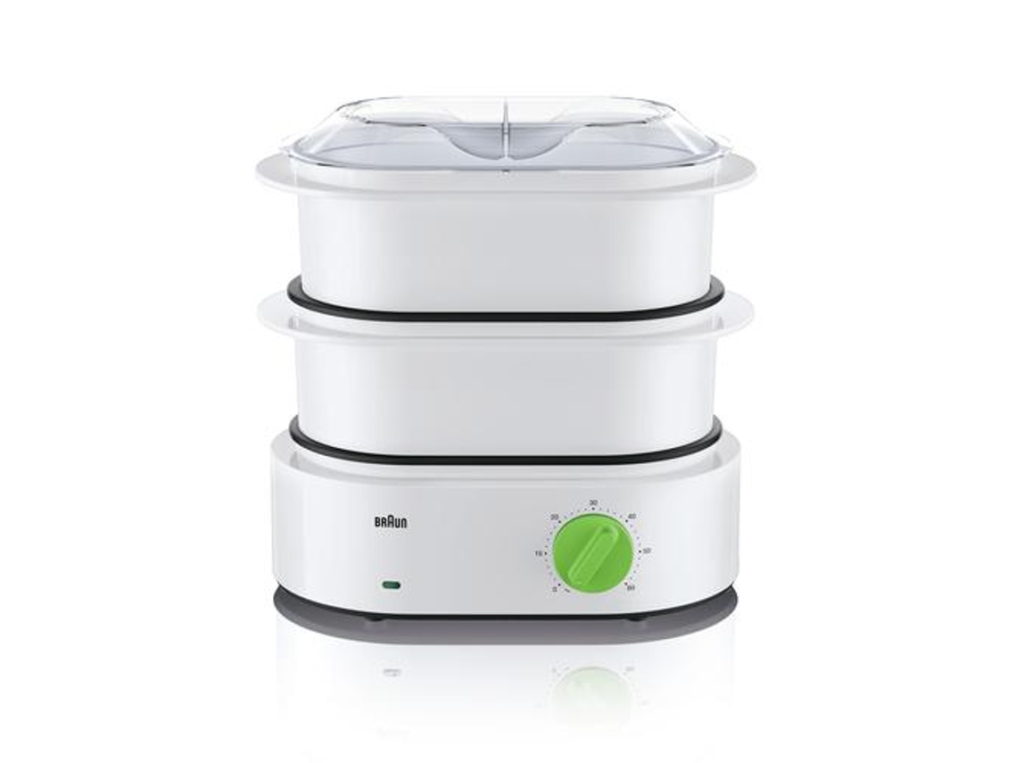 Braun Fs 3000 Robot de cocina a vapor 2 cestas Mostrador 850 W Verde Blanco