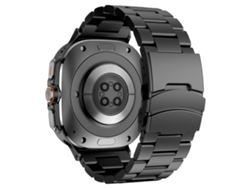 Correa para Samsung Galaxy Watch 7 Ultra de 47 mm, color negro XIAOMOYU