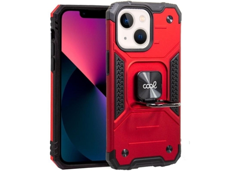 Funda Cool para Iphone 13 Mini Hard Anillo Rojo