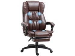 Poltrona De Massagem Reclinável Com Controle Marrom