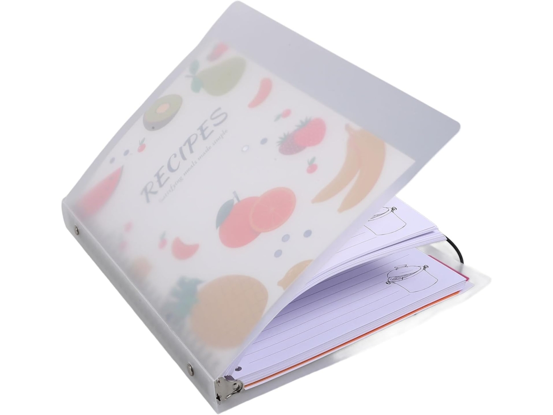 Cuaderno De Recetas Con Espiral Y Páginas Interiores Reemplazables