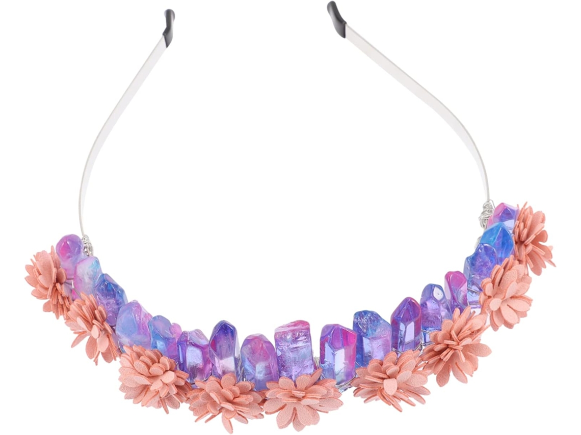 Coroa De Cristal De Quartzo Natural Para Tiara, Ideal Para Casamentos E Aniversários