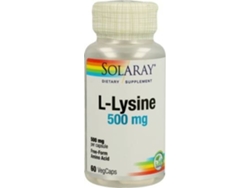 Complemento Alimenticio SOLARAY L-Lysine (60 cápsulas de 500mg)