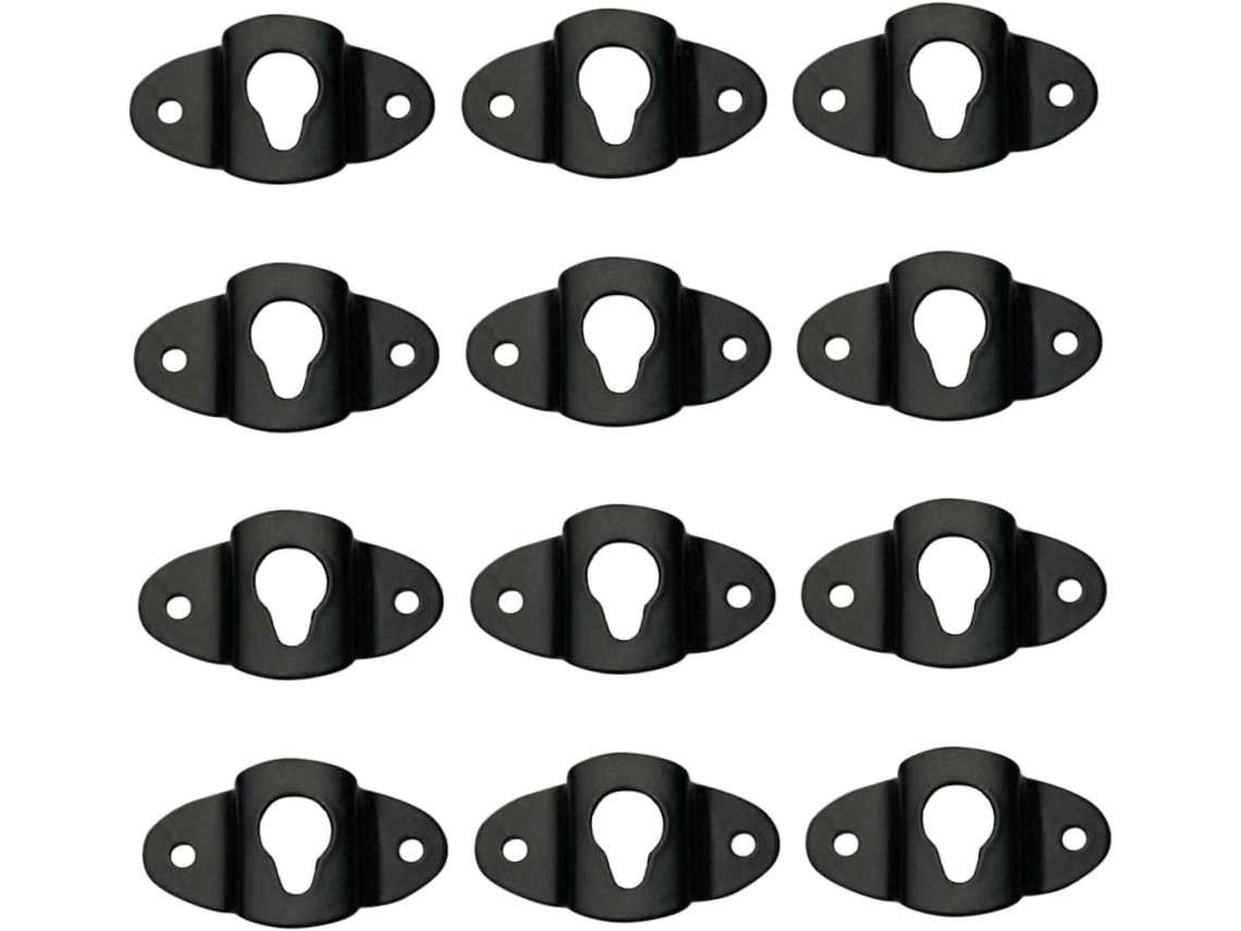 Juego de 20 ganchos de hierro para altavoces, soportes para colgar altavoces y accesorios Gokoco