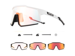 Óculos de Sol Fotocromáticos para Ciclismo, Óculos de Sol para Esportes Ao Ar Livre Que Mudam de Vermelho e Azul, Óculos Estilo Harley. MDUG