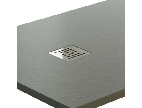 Plato De Ducha De Resina Mineral - Mampara De Ducha - Gris_Medio - 190X80Cm Gme