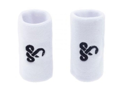 Puño para Hombre VIBORA Logo 2 Unidades Blanco para Tenis (Talla Única)