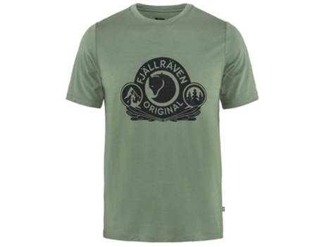 Camiseta de Hombre FJÄLLRÄVEN Corta Abisko Classic Lana (2XL)