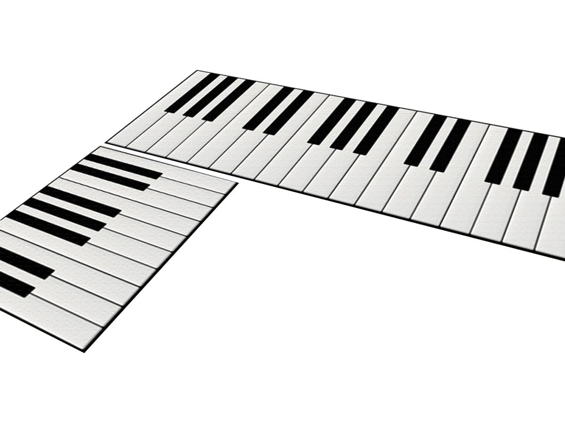 Juego De 2 Alfombras Para 1 Esquina K ̈1che Lufer F Che Flur Klavier 40 X 60 Cm Y 120