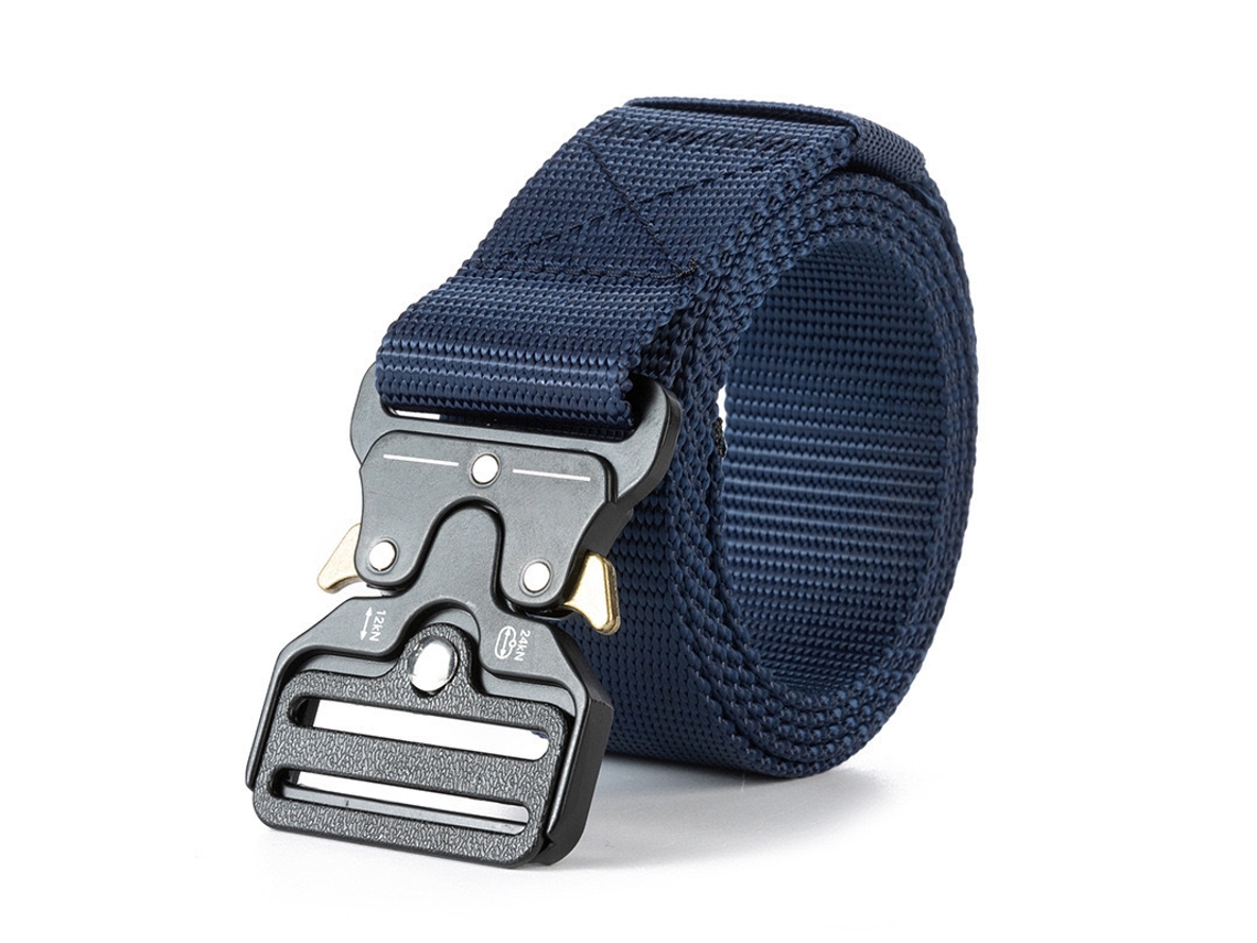 Cinturón Táctico Nailon Automático Sin Agujeros 125cm, Ajuste Rápido, Para Exterior, Trabajo O Entrenamiento, Regalo Hombre