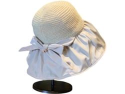 Sombrero De Sol, Playa Para Mujer, Verano, Paja Hueca, Ala Ancha, Cubrebocas, Protección Solar. | Transpirable