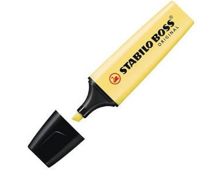 Marcador Fluorescente STABILO Boss Original Amarillo