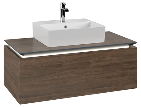 Villeroy &amp Boch Legato Vanity unit B603 1000x380x500mm centro lavabo iluminación LED