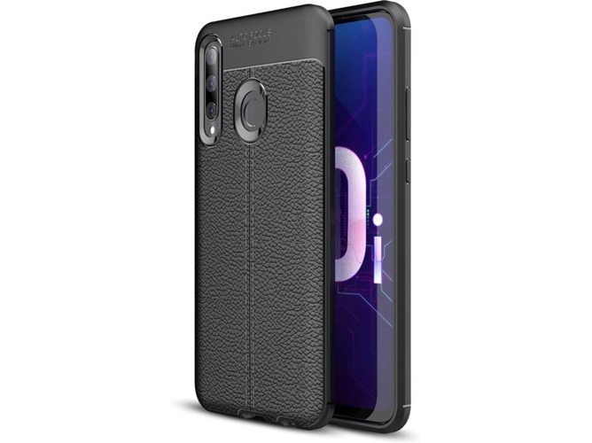 Funda Huawei P Smart + 2019 PHONESHIELD Rugged Leather Negro